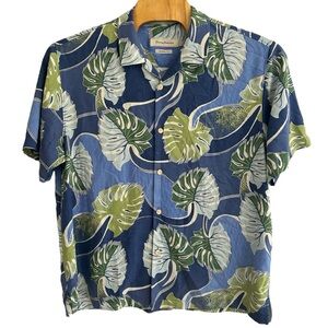 Tommy Bahama Men’s Tropical Silk Blend‎ Short Sleeve Camp Shirt  Sz XL
